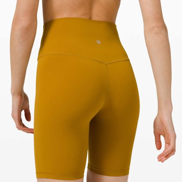 Lululemon Align Super High Rise Short *10" - Gold Spice - Size 6 - Picture 1 of 4